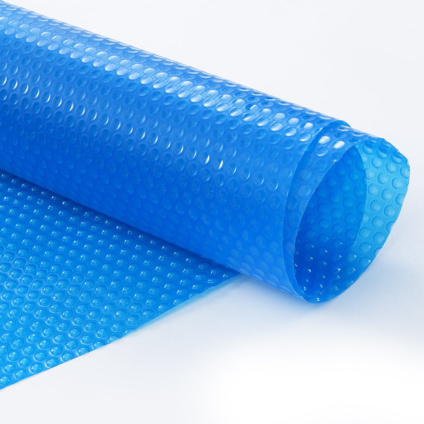 VEVOR Solar Pool Cover, ?10 ft Round Solar Blanket for Pools, Inground Above Ground Swimming Pool Solar Cover, 15 mil Solar Covers Blue