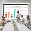 VEVOR Motorized Projector Screen, 120 inch 16:9 4K 1080 HD Electric Projector Screen, Automatic Projection Screen with Remote Control, Wall Mount Movie Screen for Family Home Office Theater