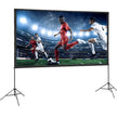 VEVOR Projector Screen with Stand, 120 inch 16:9 4K 1080 HD Outdoor Movie Screen with Stand, Wrinkle-Free Projection Screen with Tripods and Carry Bag, for Home Theater Cinema Backyard Movie Night