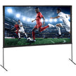 VEVOR Projector Screen with Stand, 120 inch 16:9 4K 1080 HD Outdoor Movie Screen with Stand, Wrinkle-Free Projection Screen with Bar Feet and Carry Bag, for Home Theater Cinema Backyard Movie Night