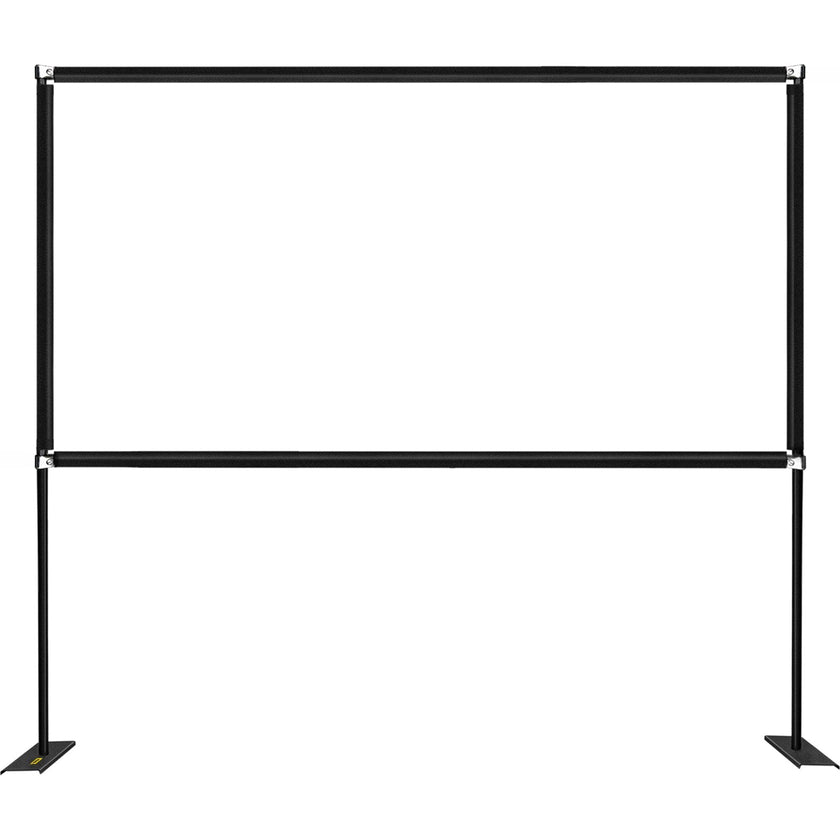 VEVOR Outdoor Movie Screen w/ Stand Portable Projector Screen 90