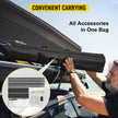 VEVOR Outdoor Movie Screen w/ Stand Portable Projector Screen 90