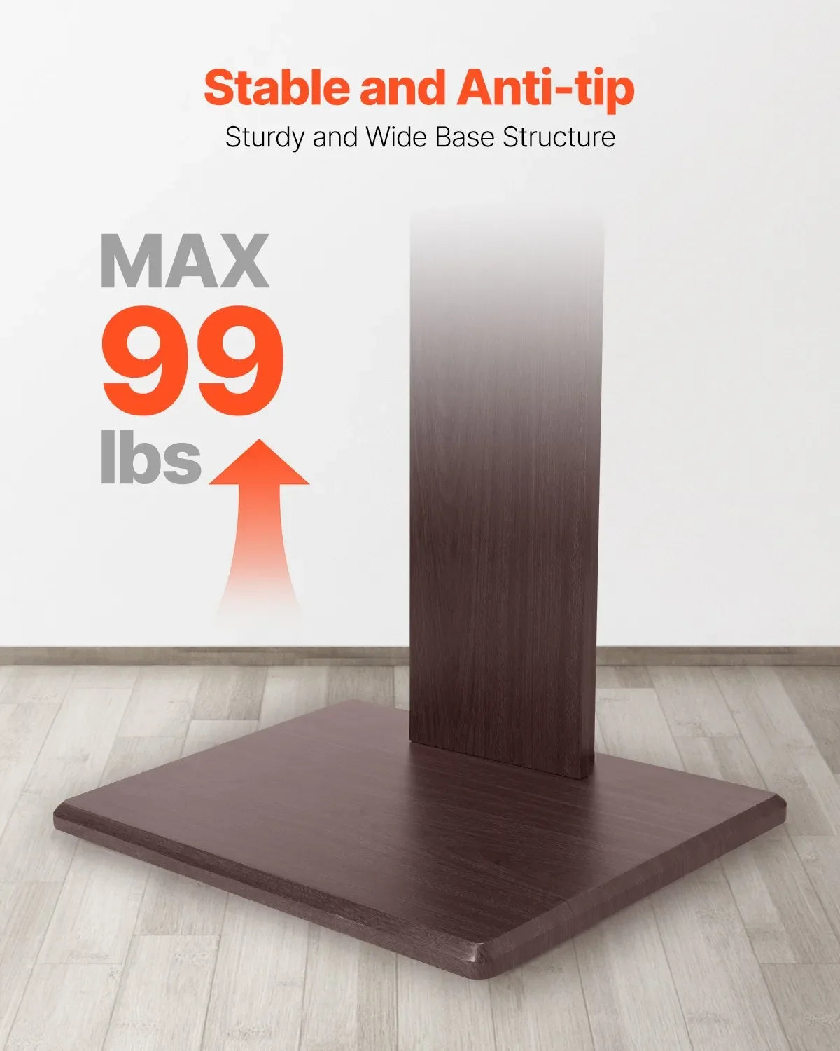 VEVOR Universal TV Stand Swivel Stand Holds up to 99 lbs for 32-70 Inch Screens