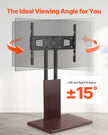 VEVOR Universal TV Stand Swivel Stand Holds up to 99 lbs for 32-70 Inch Screens