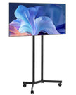 VEVOR Rolling TV Stand Mobile TV Cart Holds Up to 88 lbs for 32-65 Inch Screens