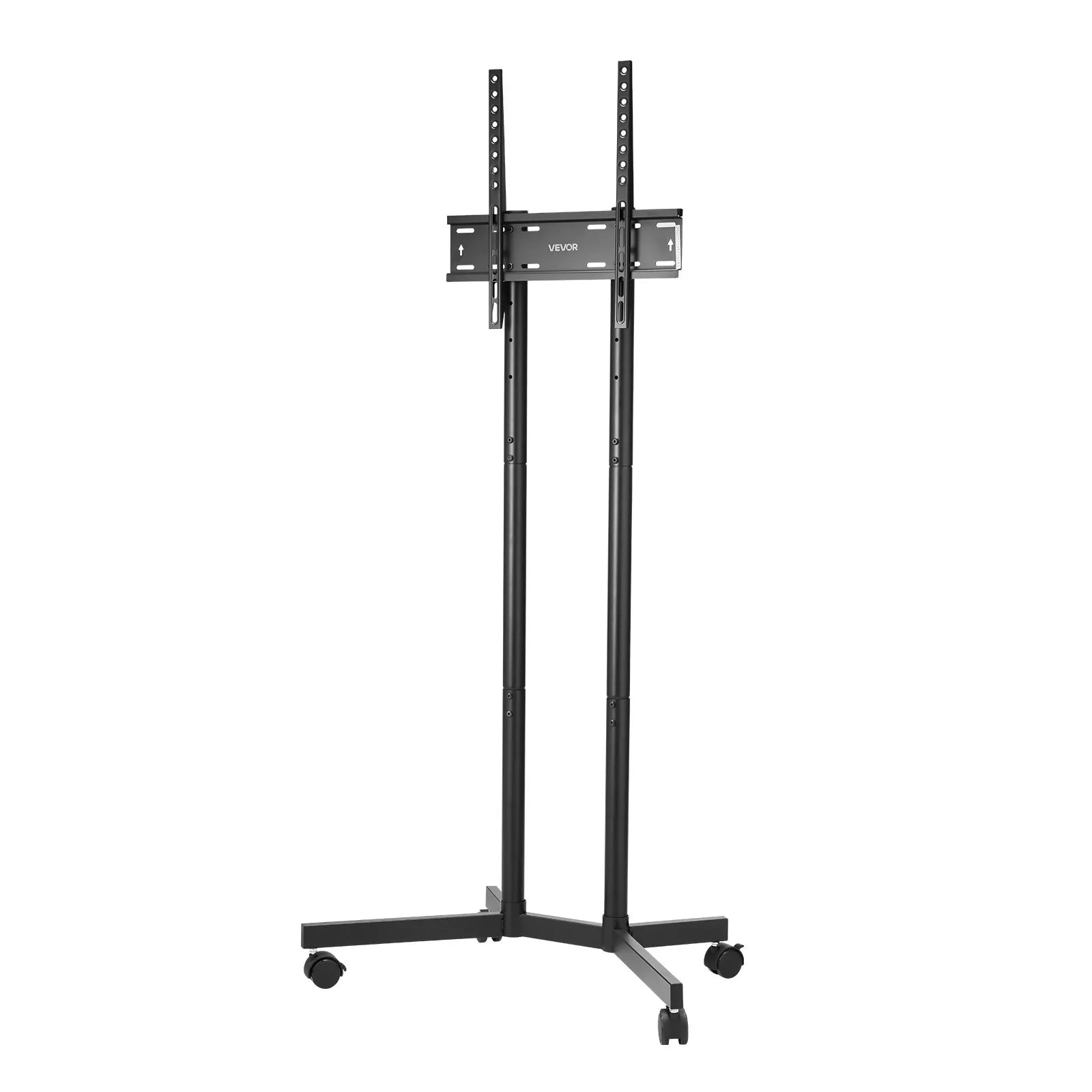 VEVOR Rolling TV Stand Mobile TV Cart Holds Up to 88 lbs for 32-65 Inch Screens