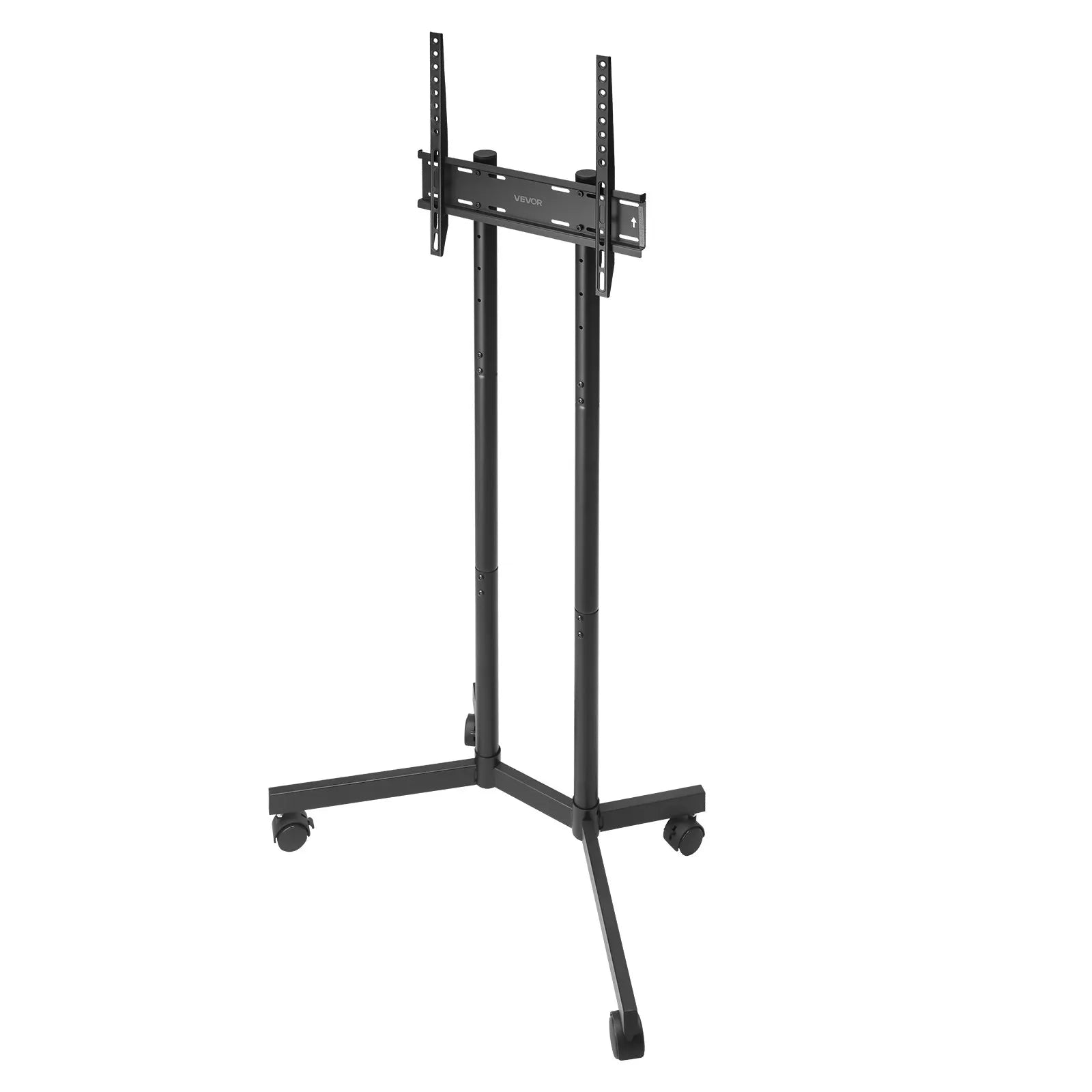 VEVOR Rolling TV Stand Mobile TV Cart Holds Up to 88 lbs for 32-65 Inch Screens