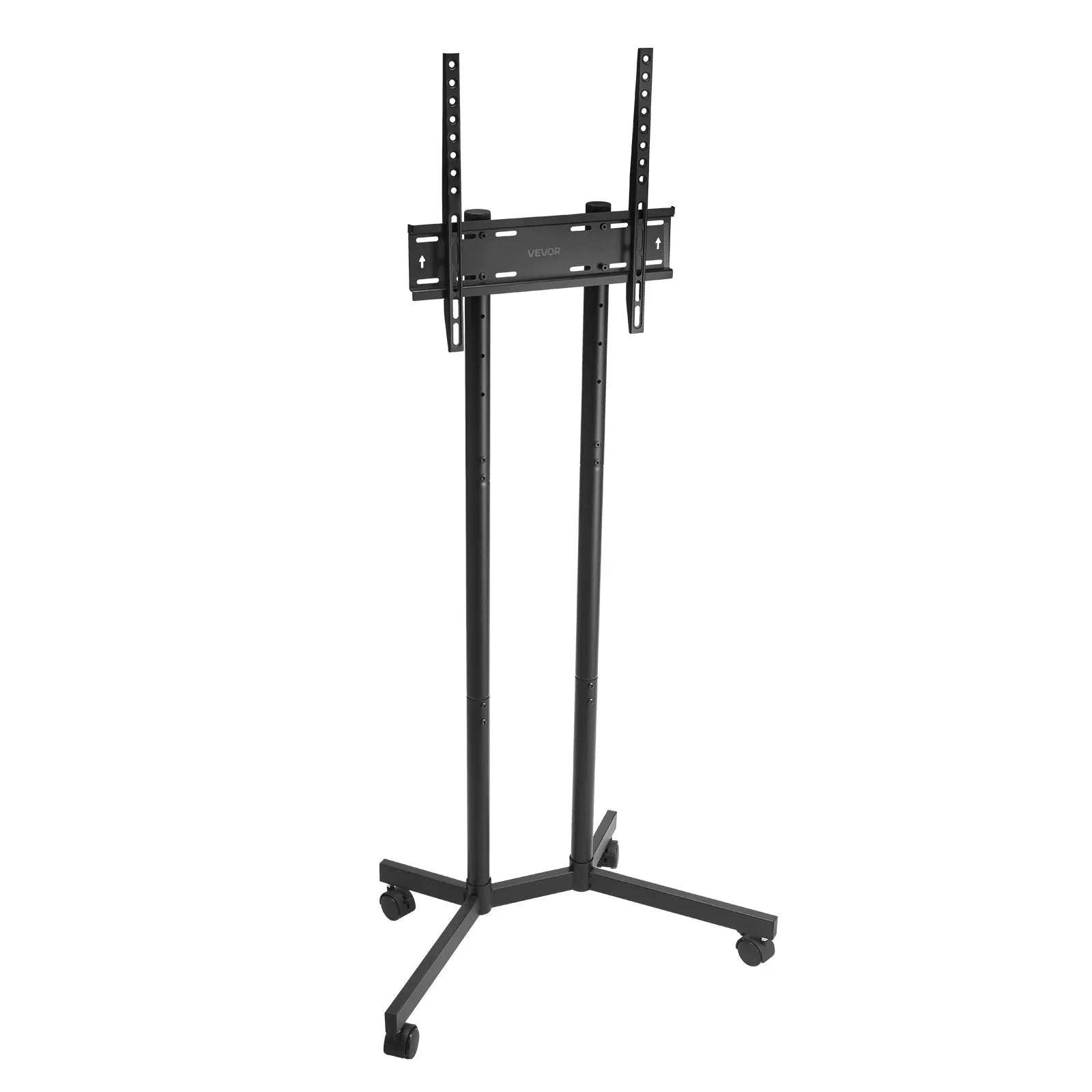 VEVOR Rolling TV Stand Mobile TV Cart Holds Up to 88 lbs for 32-65 Inch Screens