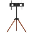 VEVOR Tripod Easel TV Stand Wood Legs Holds up to 99 lbs for 40-65 Inch Screens