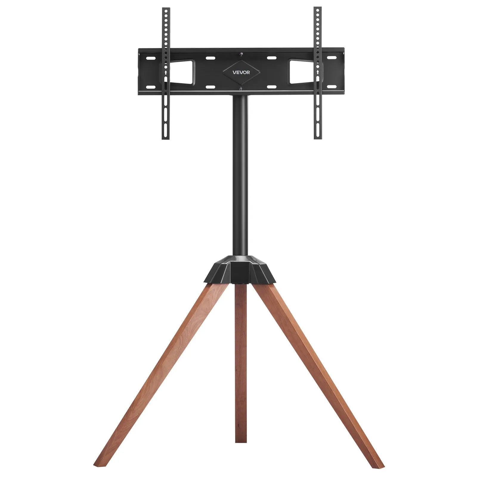 VEVOR Tripod Easel TV Stand Wood Legs Holds up to 99 lbs for 40-65 Inch Screens