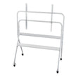 VEVOR Rolling TV Stand Mobile TV Cart Holds Up to 198 lbs for 35-100 In Screens