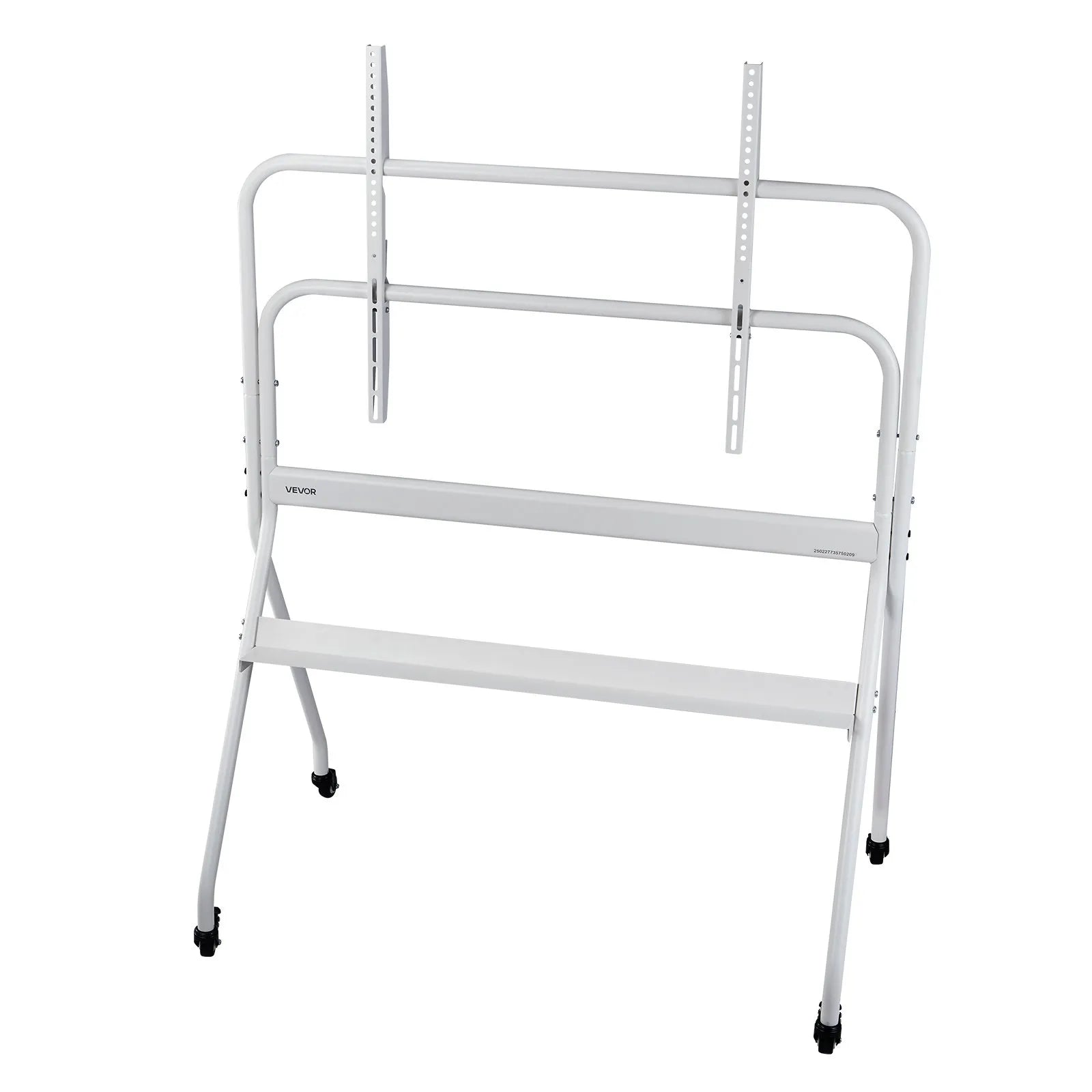 VEVOR Rolling TV Stand Mobile TV Cart Holds Up to 198 lbs for 35-100 In Screens