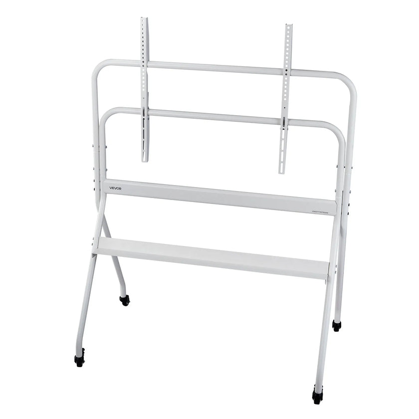 VEVOR Rolling TV Stand Mobile TV Cart Holds Up to 198 lbs for 35-100 In Screens