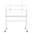 VEVOR Rolling TV Stand Mobile TV Cart Holds Up to 198 lbs for 35-100 In Screens