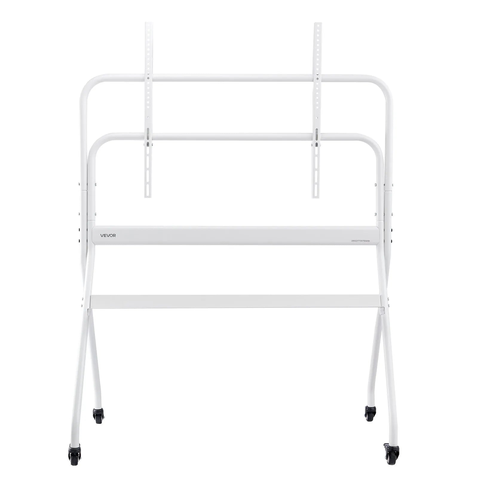 VEVOR Rolling TV Stand Mobile TV Cart Holds Up to 198 lbs for 35-100 In Screens