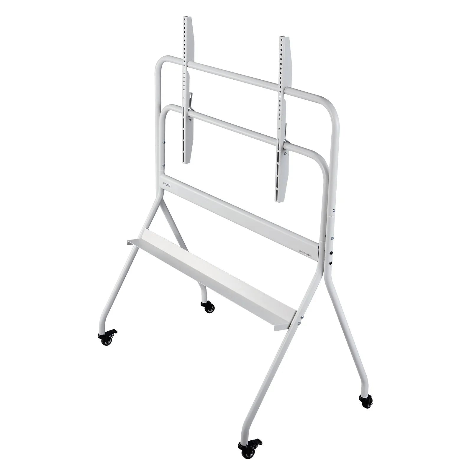 VEVOR Rolling TV Stand Mobile TV Cart Holds Up to 198 lbs for 35-100 In Screens