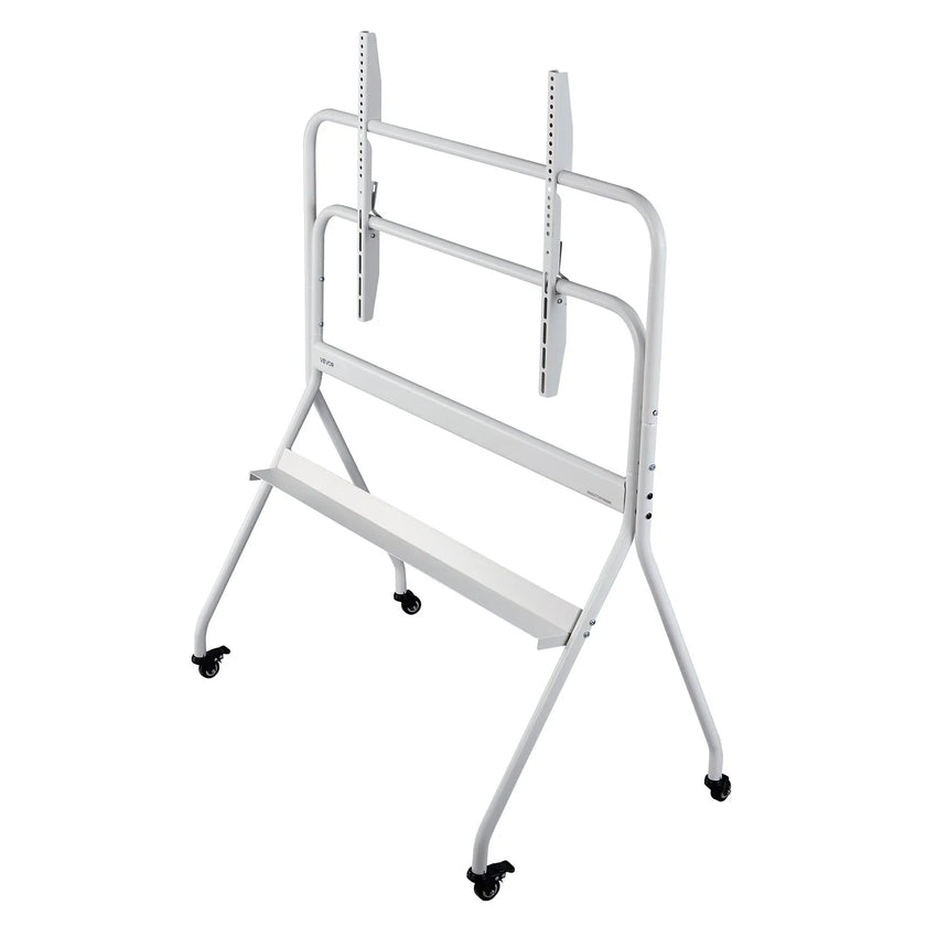 VEVOR Rolling TV Stand Mobile TV Cart Holds Up to 198 lbs for 35-100 In Screens