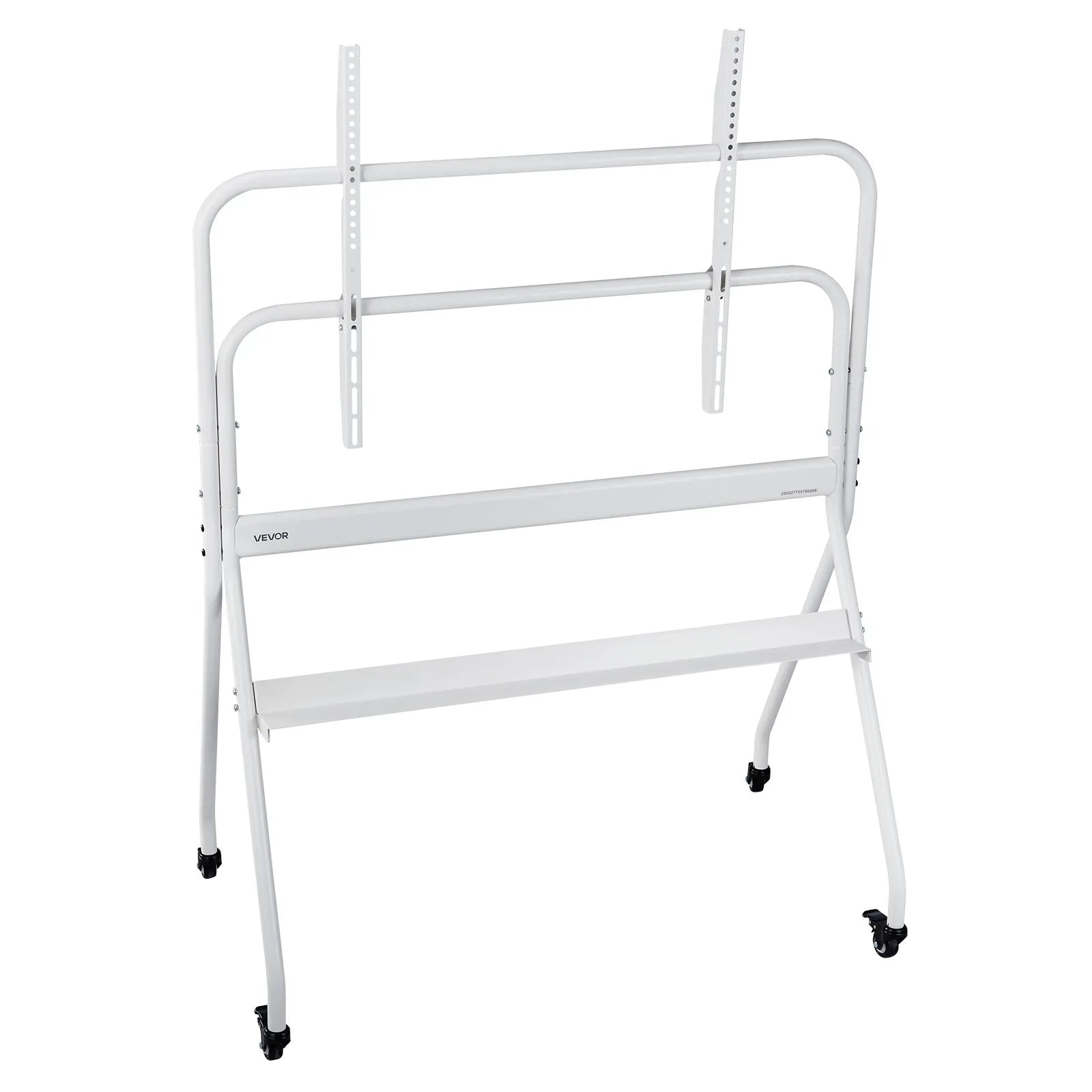 VEVOR Rolling TV Stand Mobile TV Cart Holds Up to 198 lbs for 35-100 In Screens