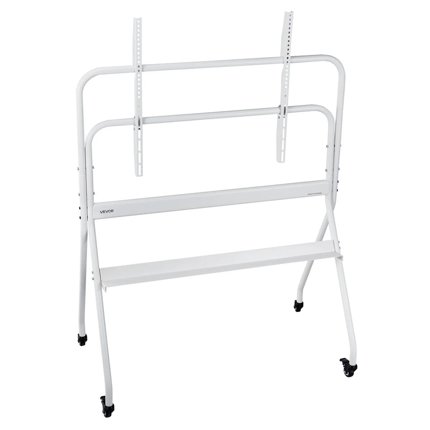 VEVOR Rolling TV Stand Mobile TV Cart Holds Up to 198 lbs for 35-100 In Screens