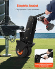 300lbs Adjustable Trailer Dolly 16.5 and 22 in Height 1-7/8 and 2 in Balls