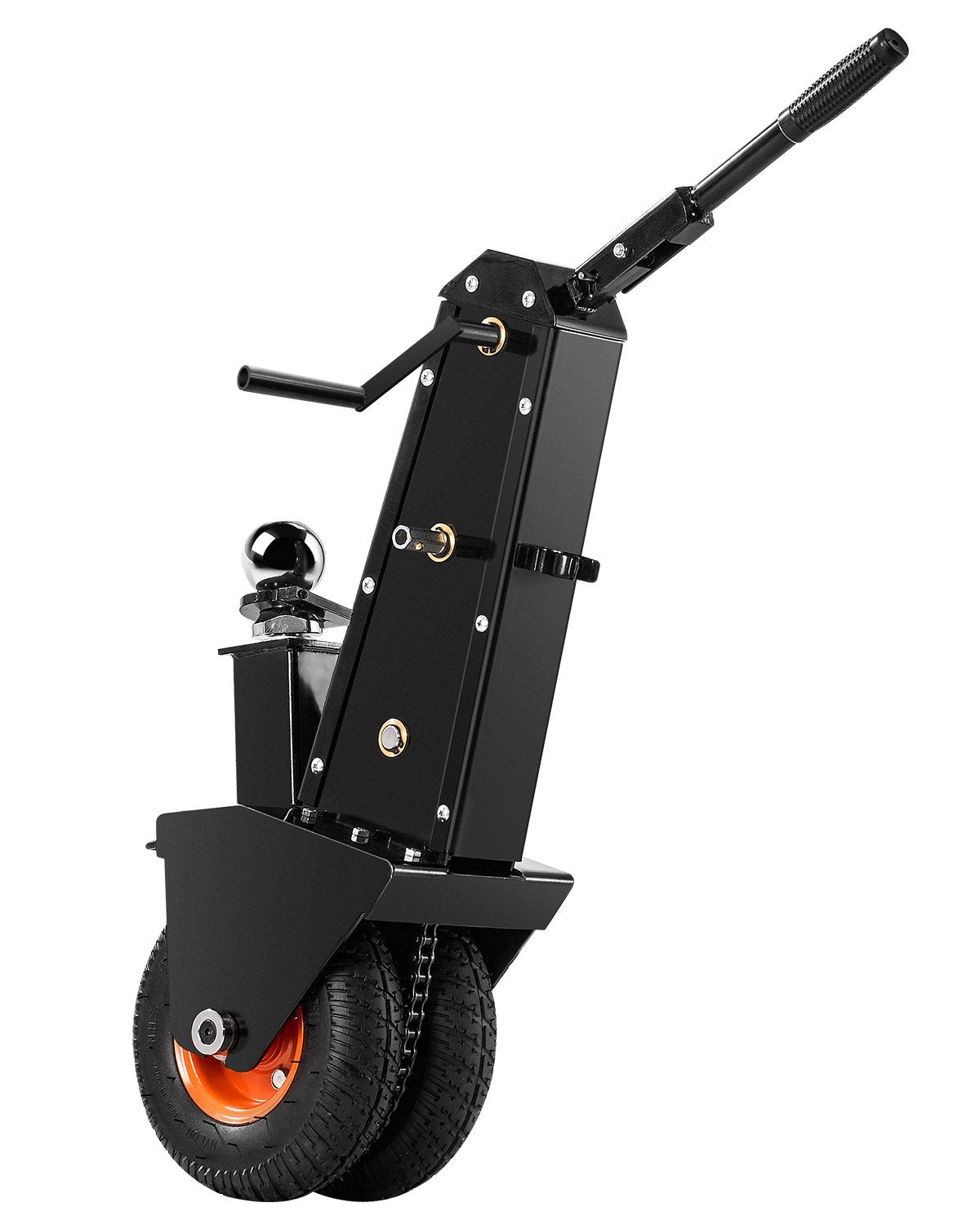 300lbs Adjustable Trailer Dolly 16.5 and 22 in Height 1-7/8 and 2 in Balls
