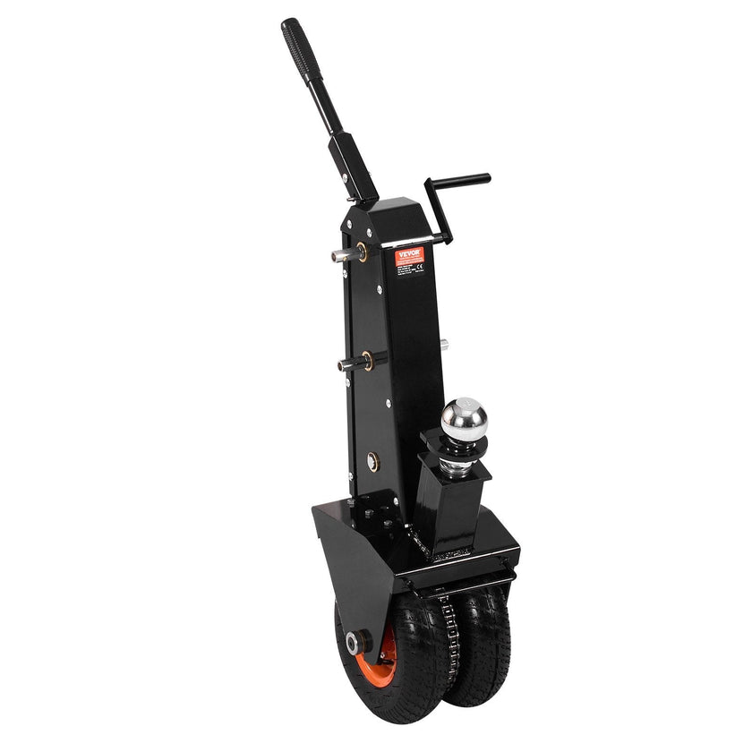 300lbs Adjustable Trailer Dolly 16.5 and 22 in Height 1-7/8 and 2 in Balls