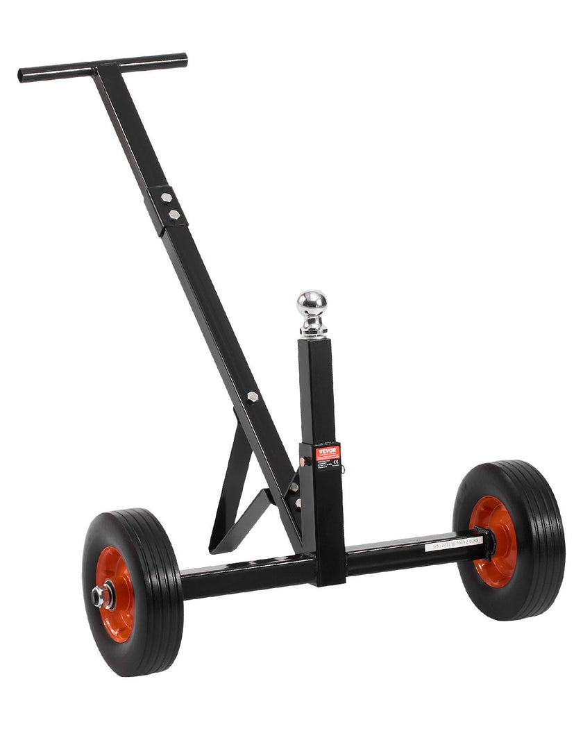 600lbs Trailer Dolly 16.5 and 22 inAdjustable Height 1-7/8 in Ball Solid Tires