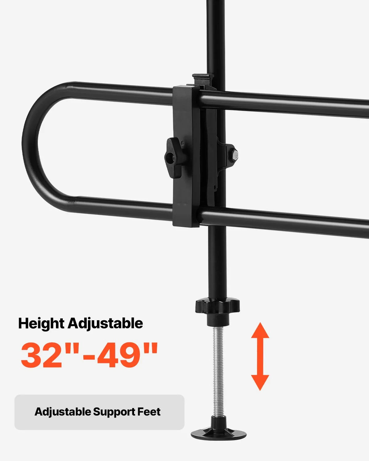 VEVOR Dog Car Barrier Metal Adjustable Pet Barrier Universal-Fit Pet Divider