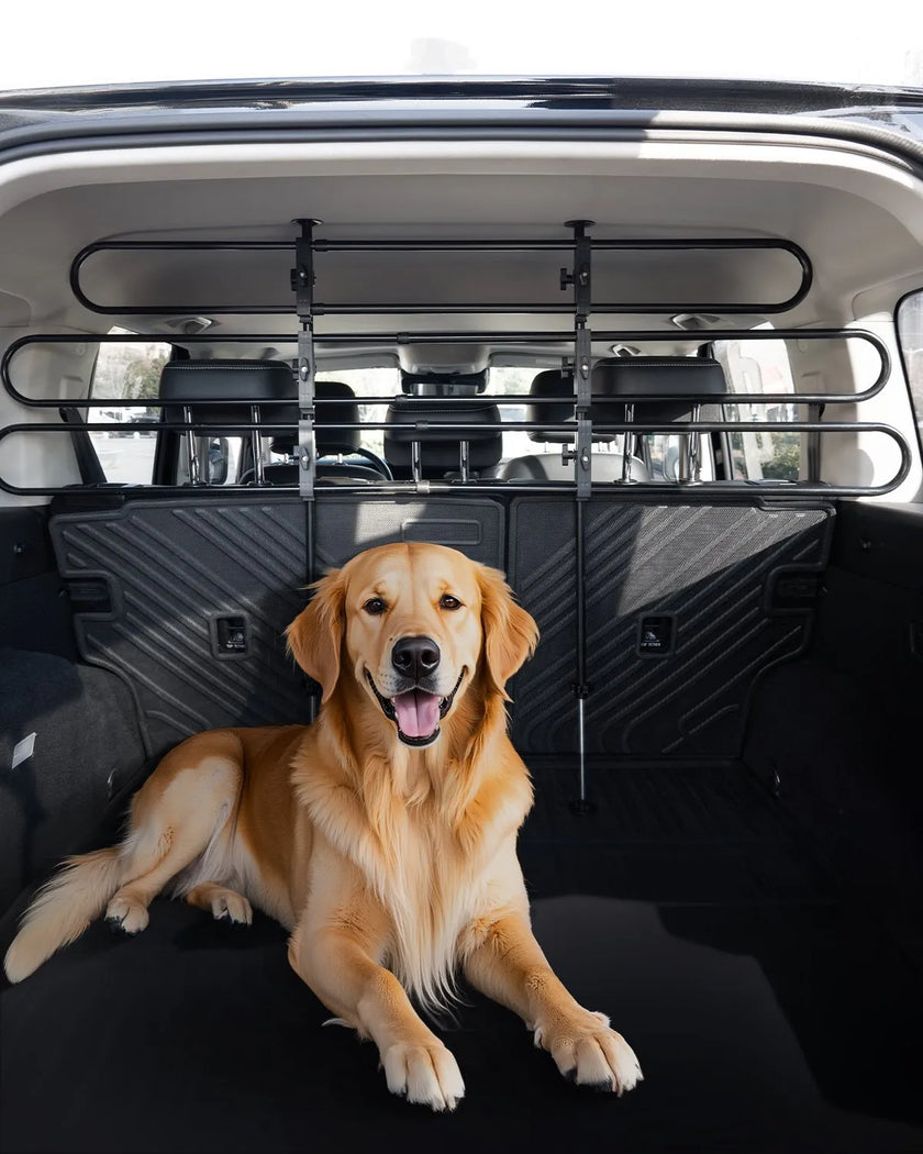 VEVOR Dog Car Barrier Metal Adjustable Pet Barrier Universal-Fit Pet Divider