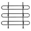 VEVOR Dog Car Barrier Metal Adjustable Pet Barrier Universal-Fit Pet Divider