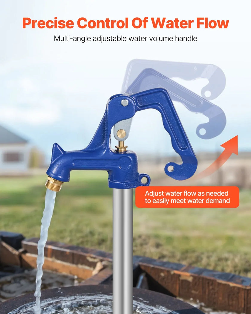 VEVOR Frost Free Outdoor Faucet Freeze Proof Yard Hydrant Complete Head Assembly