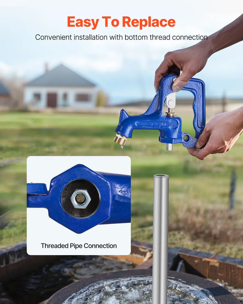 VEVOR Frost Free Outdoor Faucet Freeze Proof Yard Hydrant Complete Head Assembly