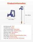 VEVOR Frost Proof Yard Hydrant 39'' Length 12