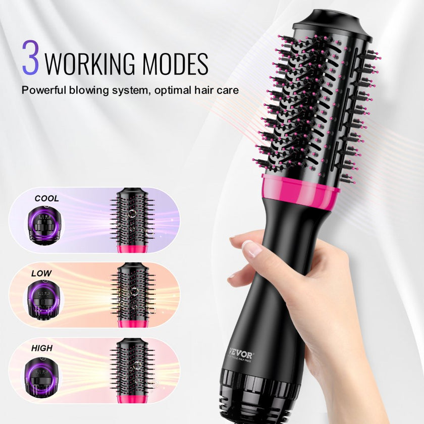 VEVOR Hair Blow Dryer Brush Ionic Hair Dryer and Styler with 2.56