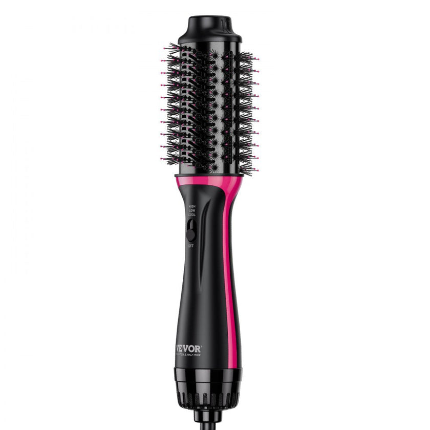 VEVOR Hair Blow Dryer Brush Dual Voltage Hot Air Styler with 2.56