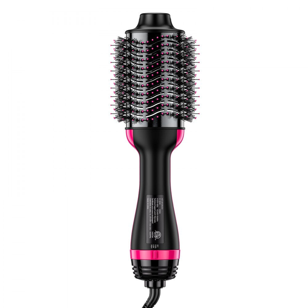 VEVOR Hair Blow Dryer Brush Dual Voltage Hot Air Styler with 2.95