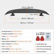 SKYSHALO GT Wing Car Spoiler, 46.3