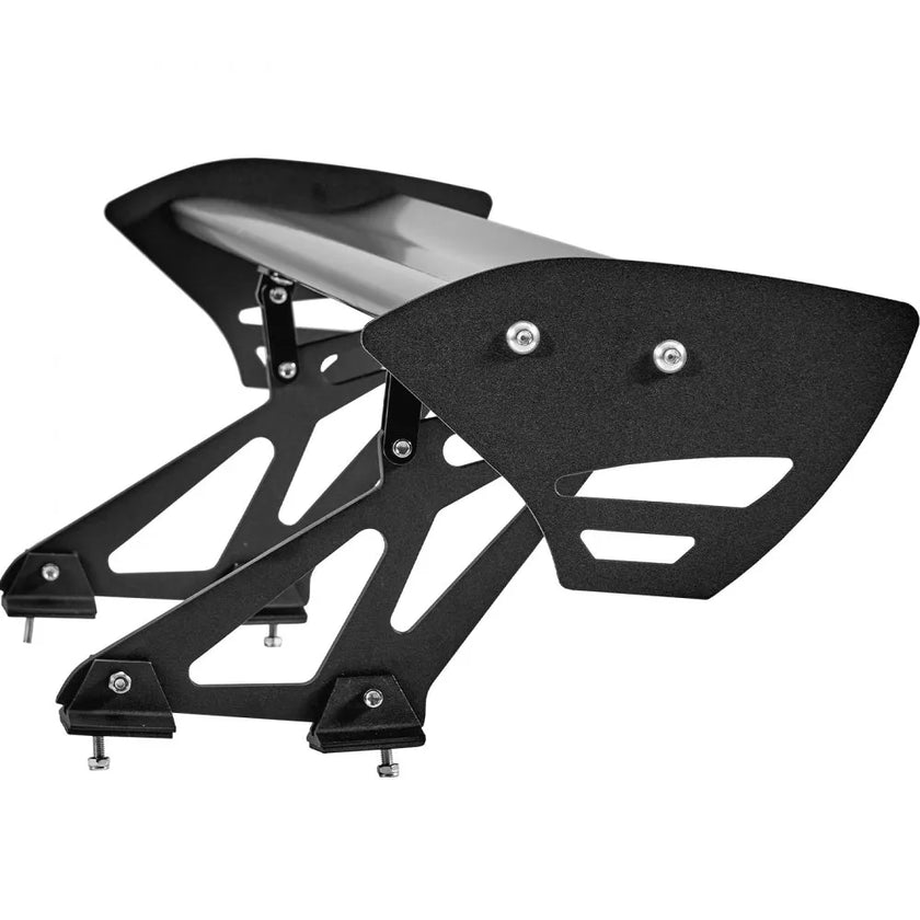 VEVOR GT Wing Car Spoiler, 43.3 inch Universal Spoiler with Single Deck, Adjustable Lightweight Aluminum, Car Rear Spoiler Wing, Racing Spoiler BGW/JDM Drift Black