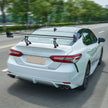 VEVOR GT Wing Car Spoiler, 53.1 inch Universal Spoiler with Double Deck, Adjustable Lightweight Aluminum, Car Rear Spoiler Wing, Racing Spoiler BGW/JDM Drift Black