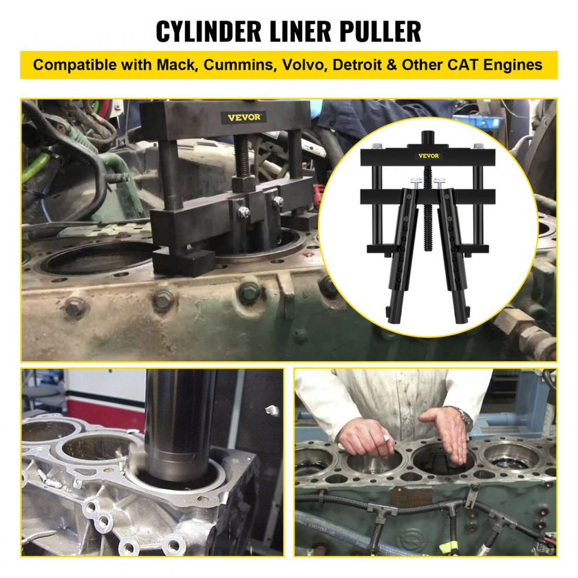 VEVOR Cylinder Liner Puller, Fit for 3.7-6.2