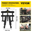 VEVOR Cylinder Liner Puller, Fit for 3.7-6.2