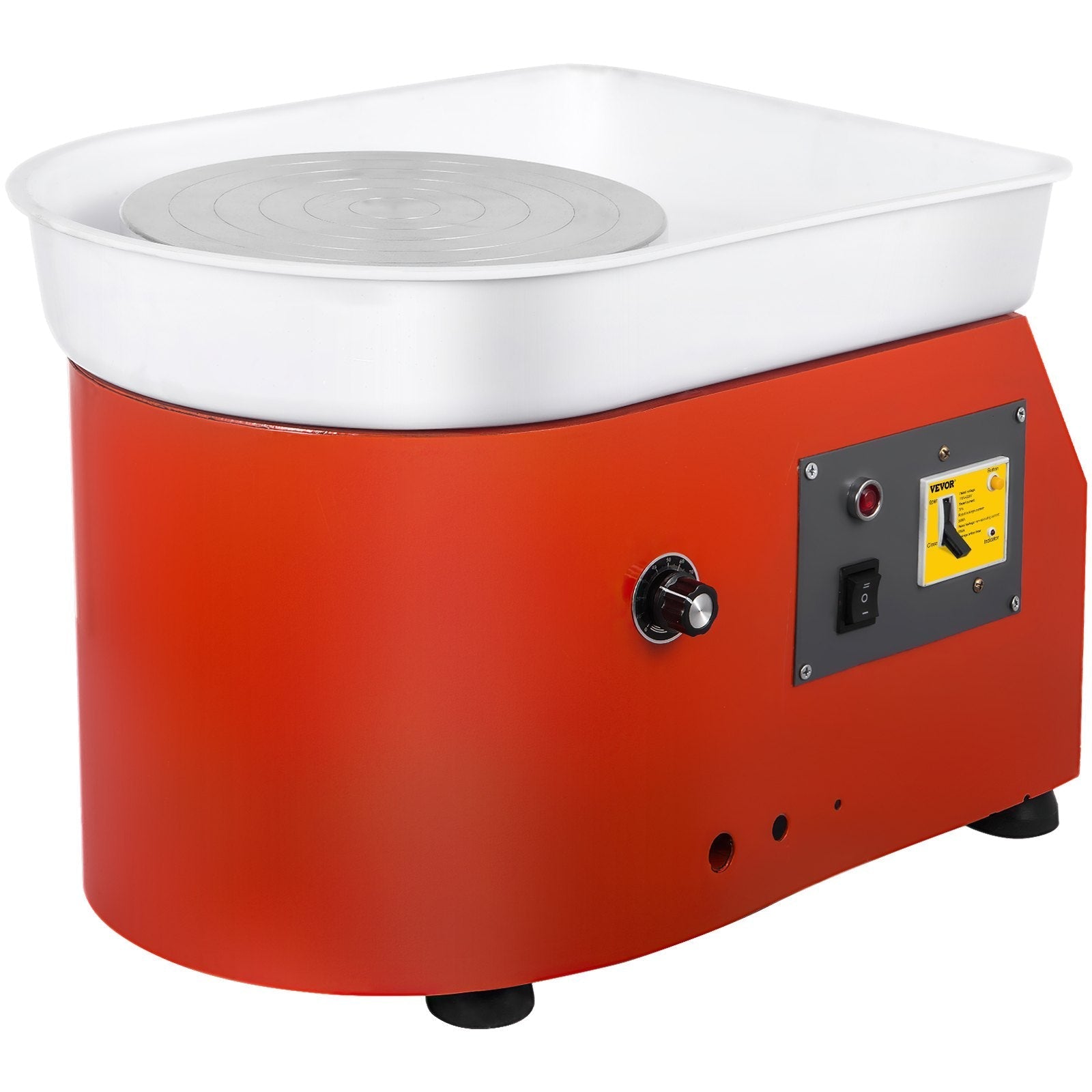 VEVOR Pottery Wheel 25cm Pottery Forming Machine with ABS Basin Electric Pottery Wheel 280W 110V for Ceramic Work Clay Art Craft