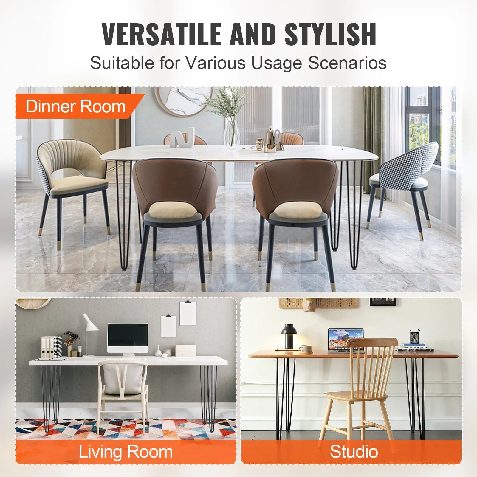 VEVOR Hairpin Table Legs 28