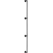 VEVOR Pipe Stair Handrail, 11FT Staircase Handrail, 440LBS Load Capacity Carbon Steel Pipe Handrail, Industrial Pipe Handrail with Wall Mount Support, Round Corner Wall Handrailing for Indoor, Outdoor