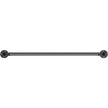 VEVOR Pipe Stair Handrail, 2FT Staircase Handrail, 440LBS Load Capacity Carbon Steel Pipe Handrail, Industrial Pipe Handrail with Wall Mount Support, Round Corner Wall Handrailings for Indoor, Outdoor