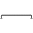 VEVOR Pipe Stair Handrail, 3FT Staircase Handrail, 440LBS Load Capacity Carbon Steel Pipe Handrail, Industrial Pipe Handrail with Wall Mount Support, Round Corner Wall Handrailings for Indoor, Outdoor