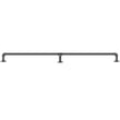 VEVOR Pipe Stair Handrail, 4FT Staircase Handrail, 440LBS Load Capacity Carbon Steel Pipe Handrail, Industrial Pipe Handrail with Wall Mount Support, Round Corner Wall Handrailings for Indoor, Outdoor