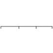 VEVOR Pipe Stair Handrail, 8FT Staircase Handrail, 440LBS Load Capacity Carbon Steel Pipe Handrail, Industrial Pipe Handrail with Wall Mount Support, Round Corner Wall Handrailings for Indoor, Outdoor