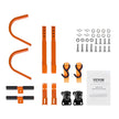 VEVOR Ladder Roof Hook Stabilizer 2 Pack with Wheel Rubber Grip T-Bar Steel