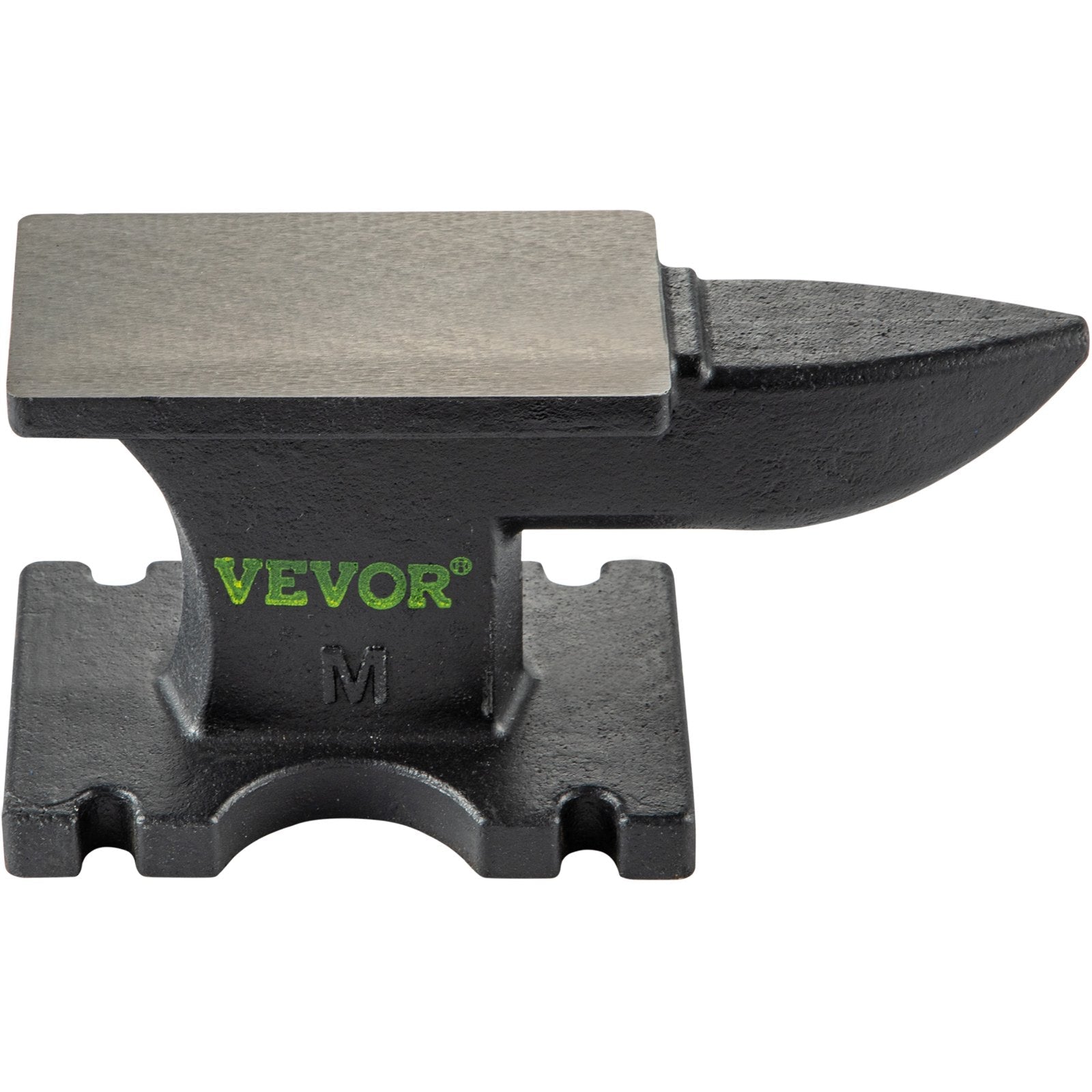 VEVOR Cast Iron Anvil, 25 Lbs(11kg) Single Horn Anvil with 6.8 x 3.5 inch Countertop and Stable Base, High Hardness Rugged Round Horn Anvil Blacksmith, for Bending, Shaping